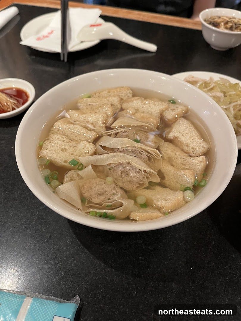 Soup with Tofu and Meatballs