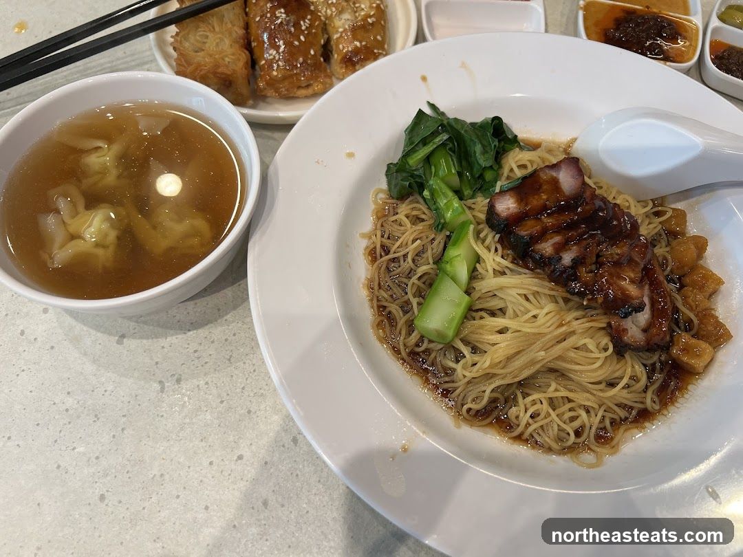 Noodles with Char Siu and Wonton Soup