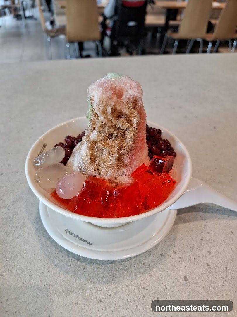 Shaved Ice Dessert