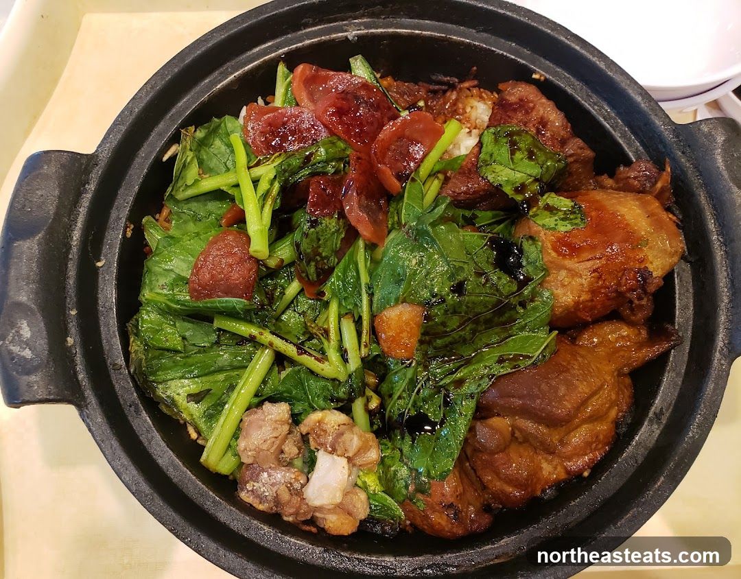 Claypot Rice with Duck and Chinese Sausage