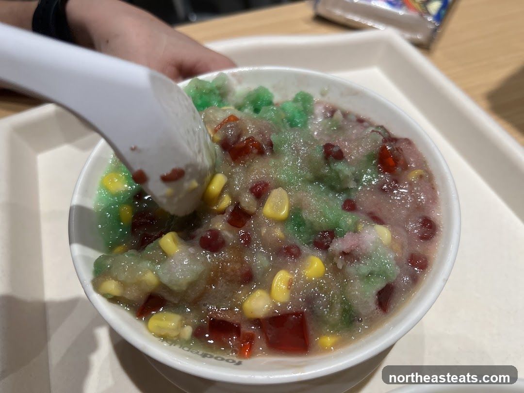 Dessert with Shaved Ice