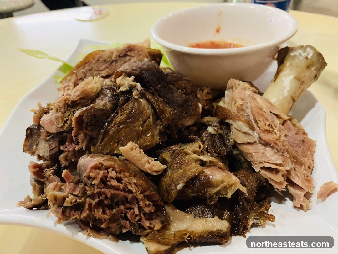 Braised Pork Shank with Dipping Sauce