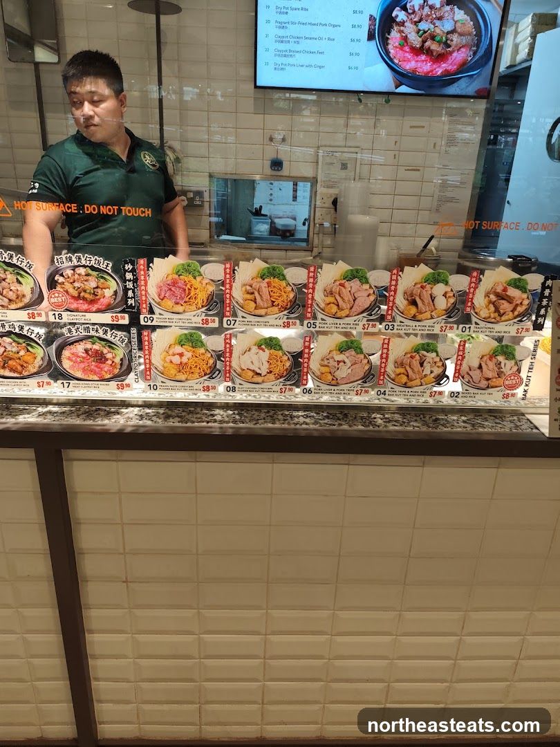 Food Display with Staff