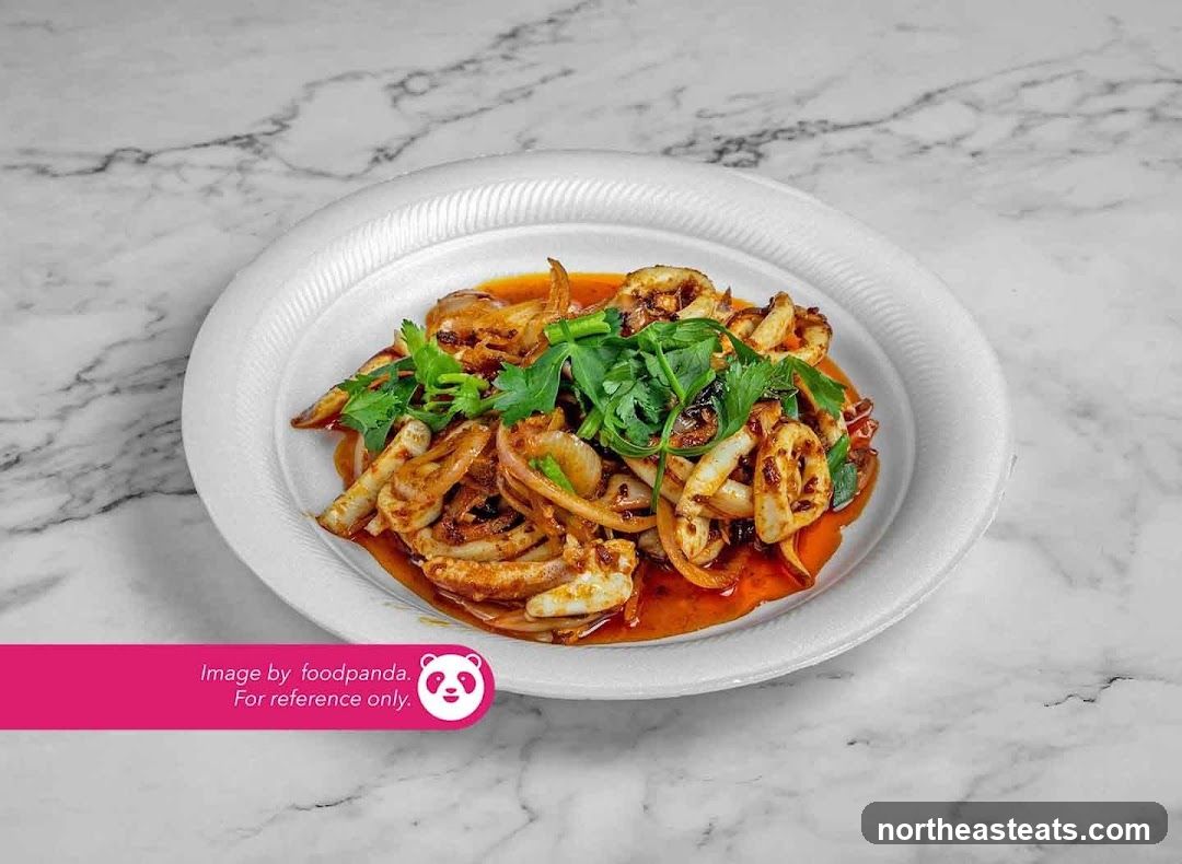 Spicy Stir-Fried Squid