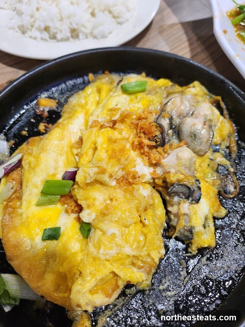Oyster Omelet with Rice