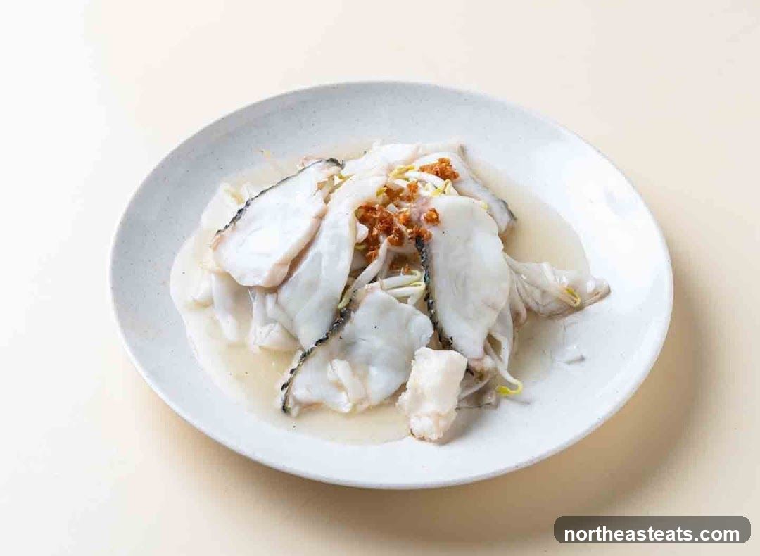 Steamed Fish with Bean Sprouts