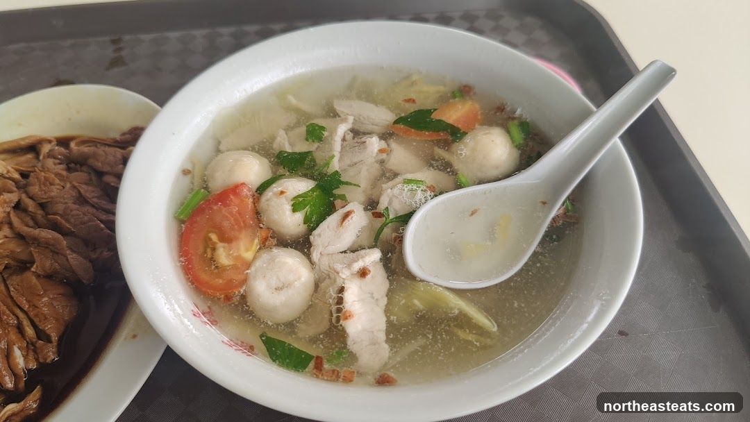 Fishball Soup and Braised Meat