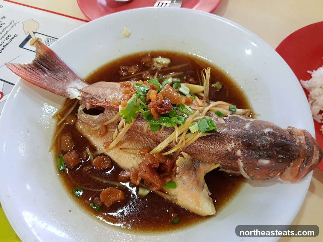 Steamed Fish with Ginger and Scallions