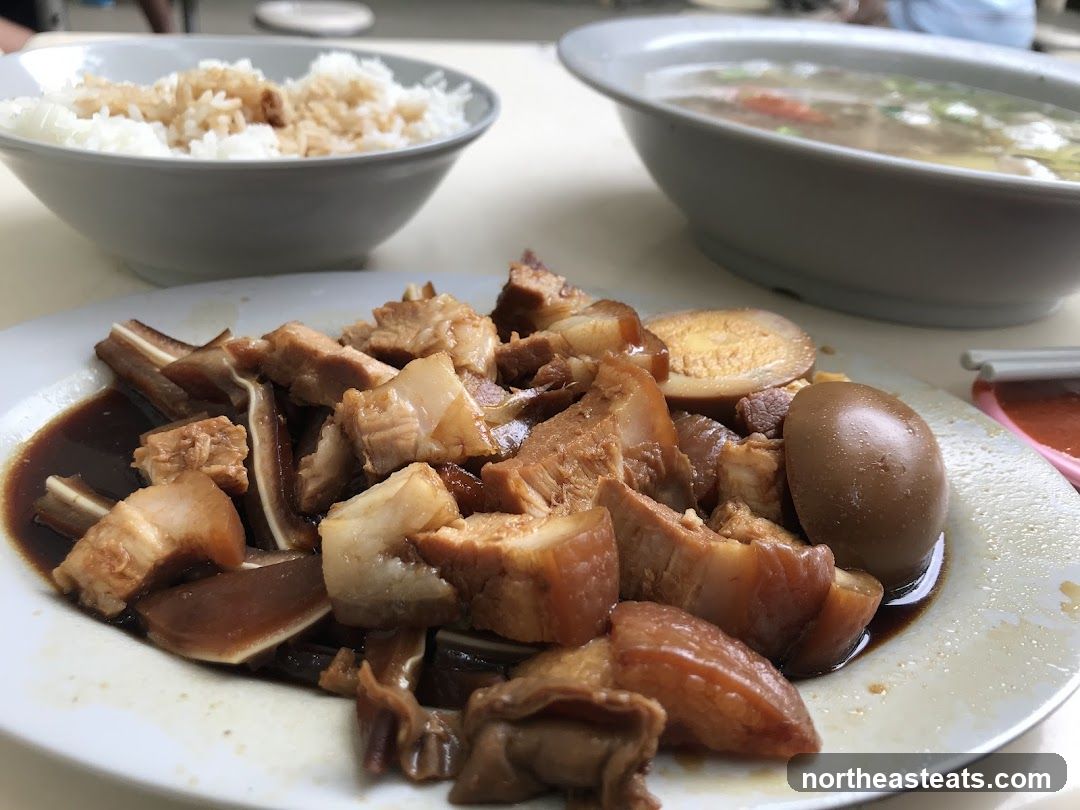 Braised Pork and Eggs with Rice