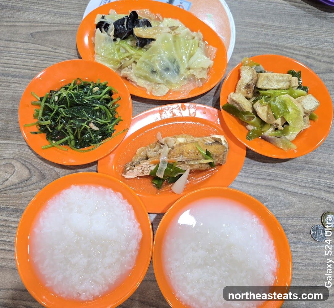 Dishes of Food