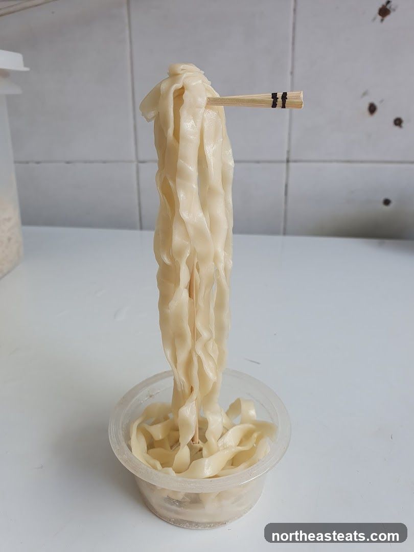 Noodles on Chopsticks