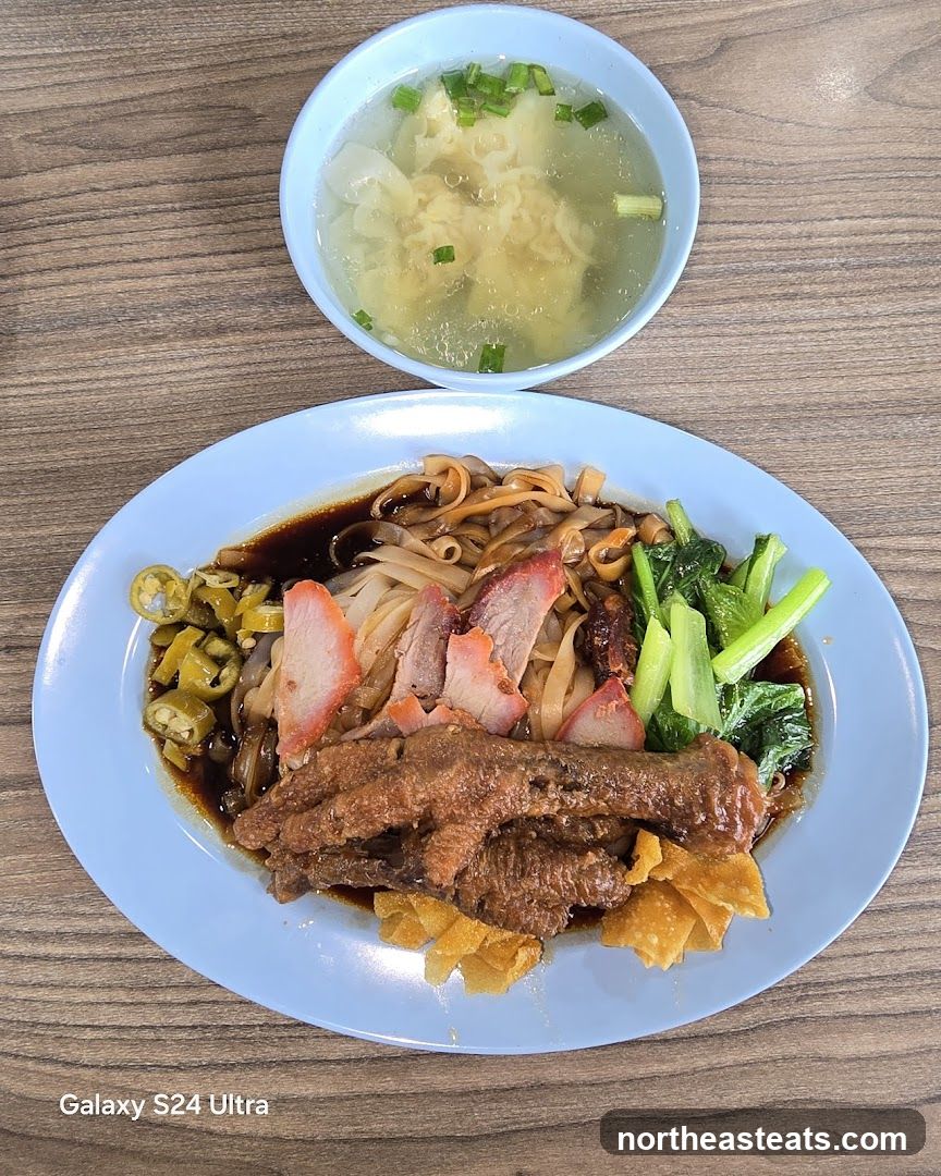 Noodles with Chicken Feet and Char Siu