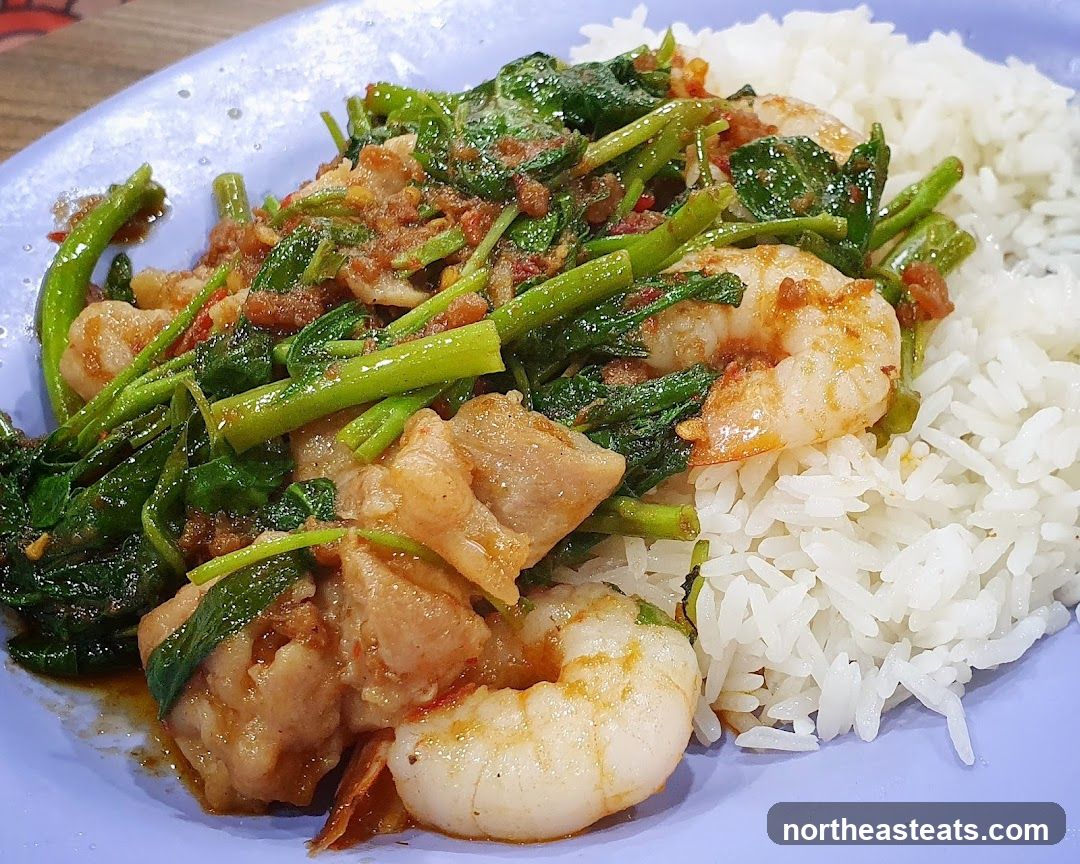 Stir-fried dish with rice