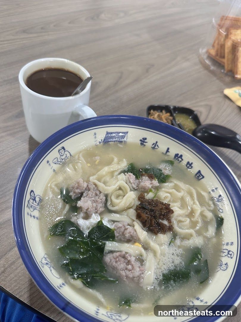 Noodle Soup and Coffee