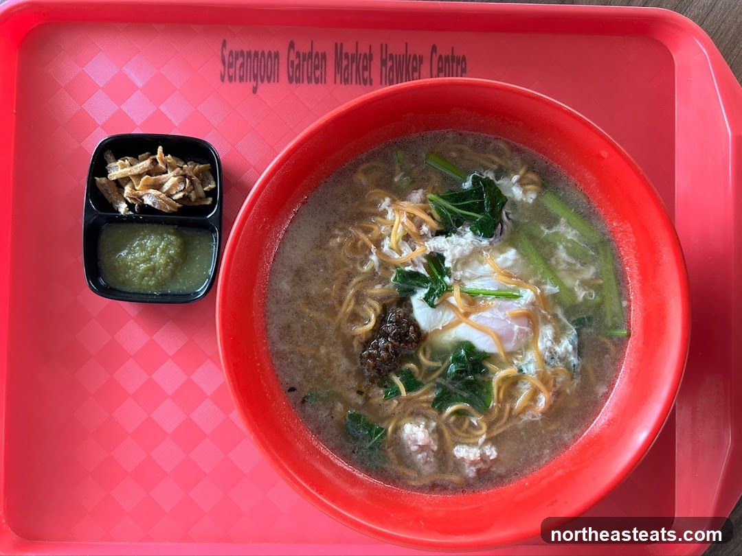 Noodles with Egg and Greens