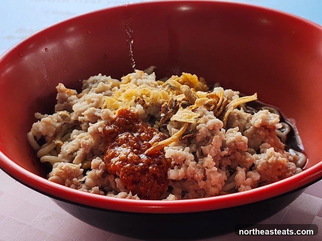 Minced Pork Noodles