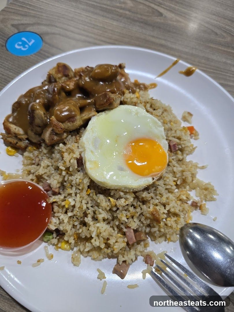 Fried Rice with Chicken and Egg