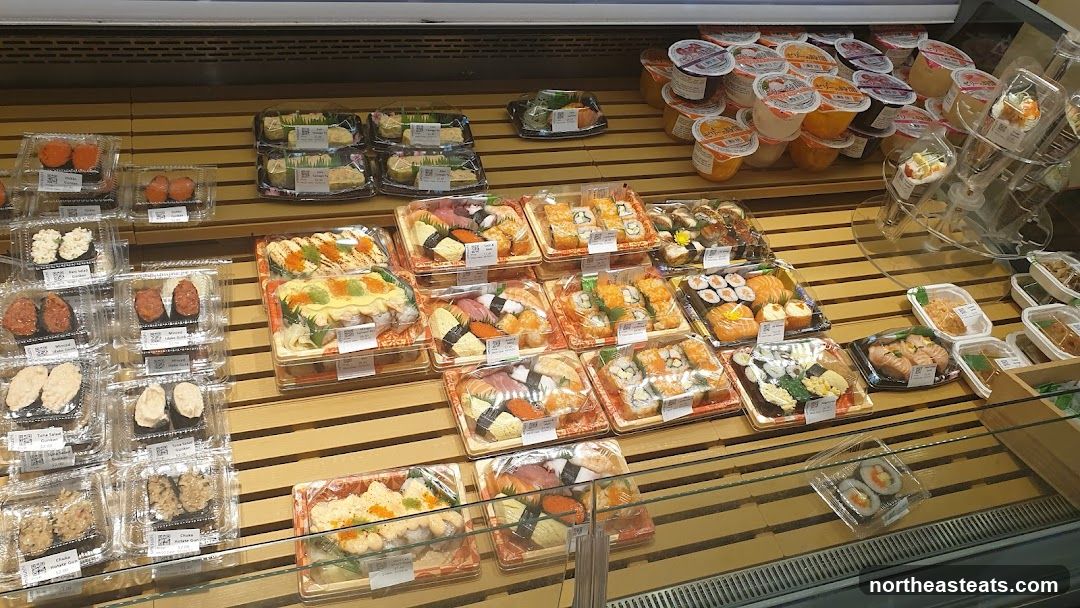Assortment of Sushi and Desserts