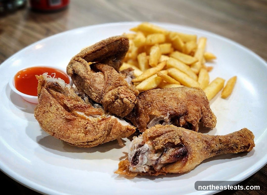 Fried Chicken and Fries