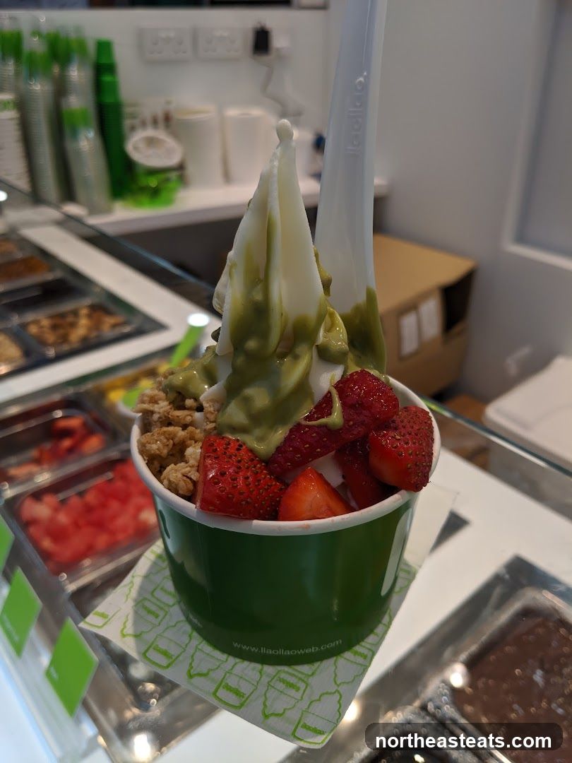 Yogurt with Strawberries and Granola