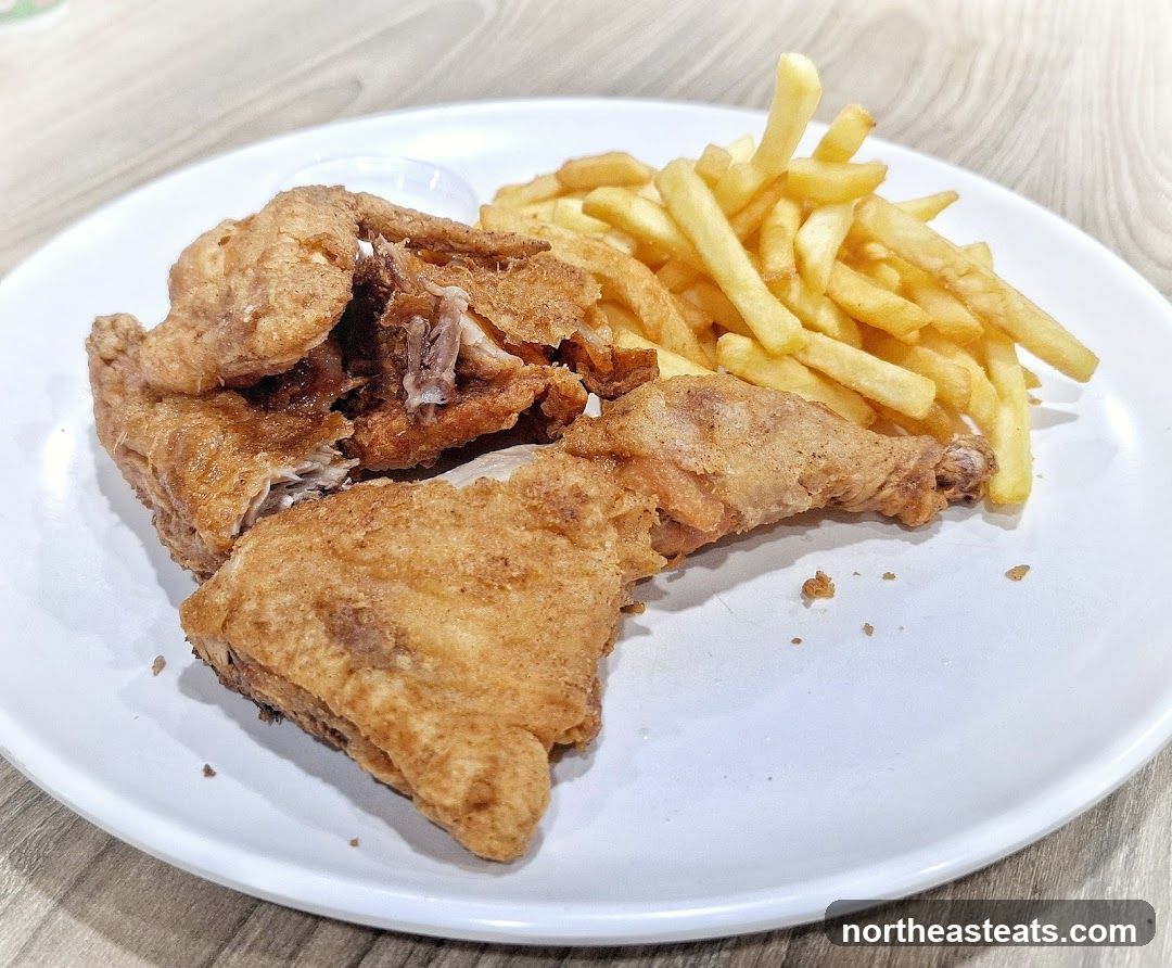 Fried Chicken and Fries