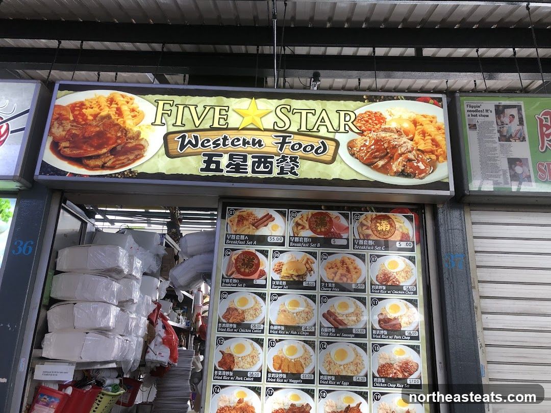 Five Star Western Food Menu