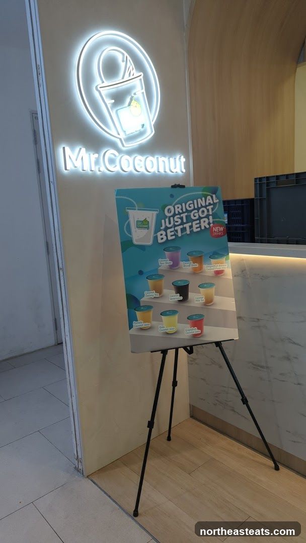 Mr. Coconut Menu Board