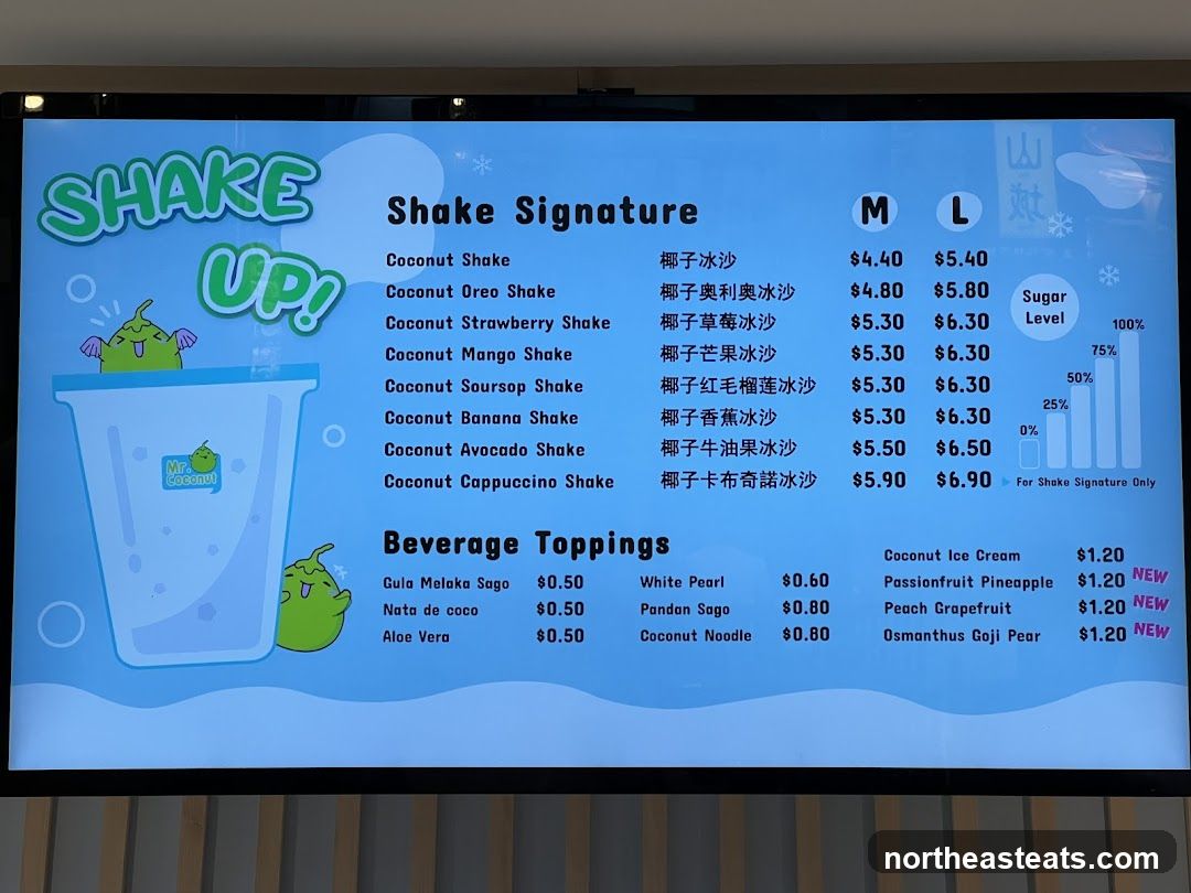 Shake Signature & Beverage Toppings