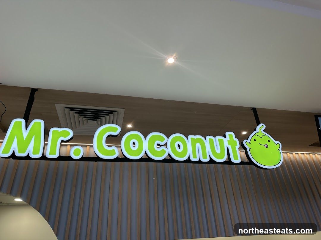 Mr. Coconut Sign