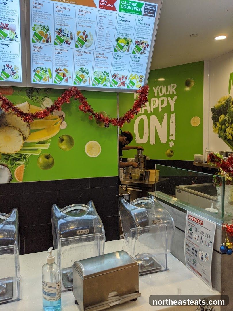 Juice Menu