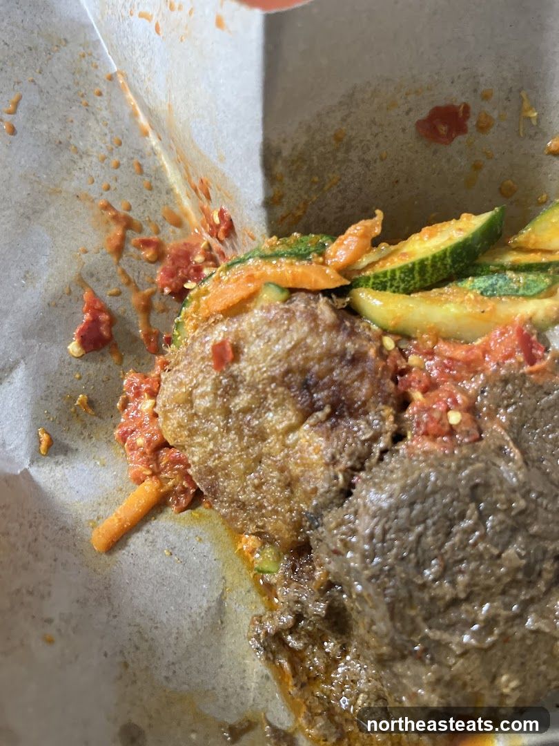 Food in a container