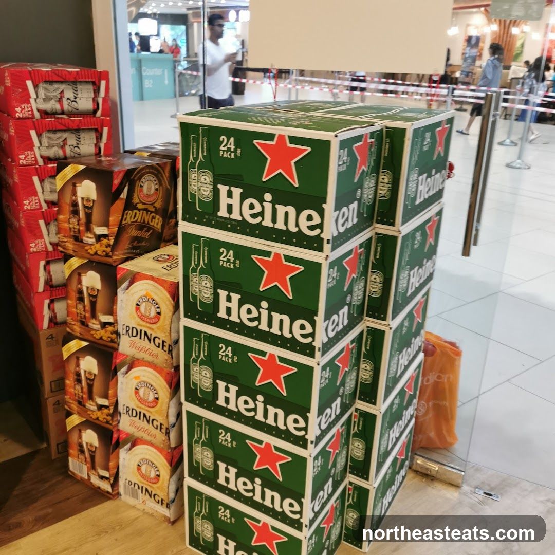 Beer Cases Display