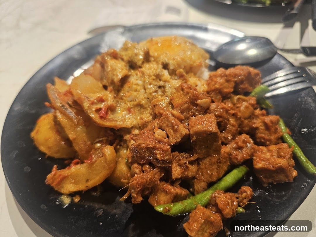 Spicy Tofu and Potato Dish
