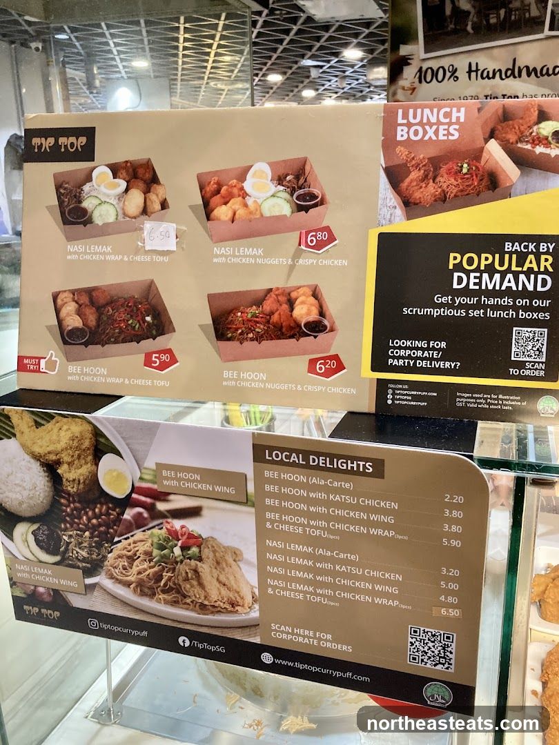 Tip Top Menu