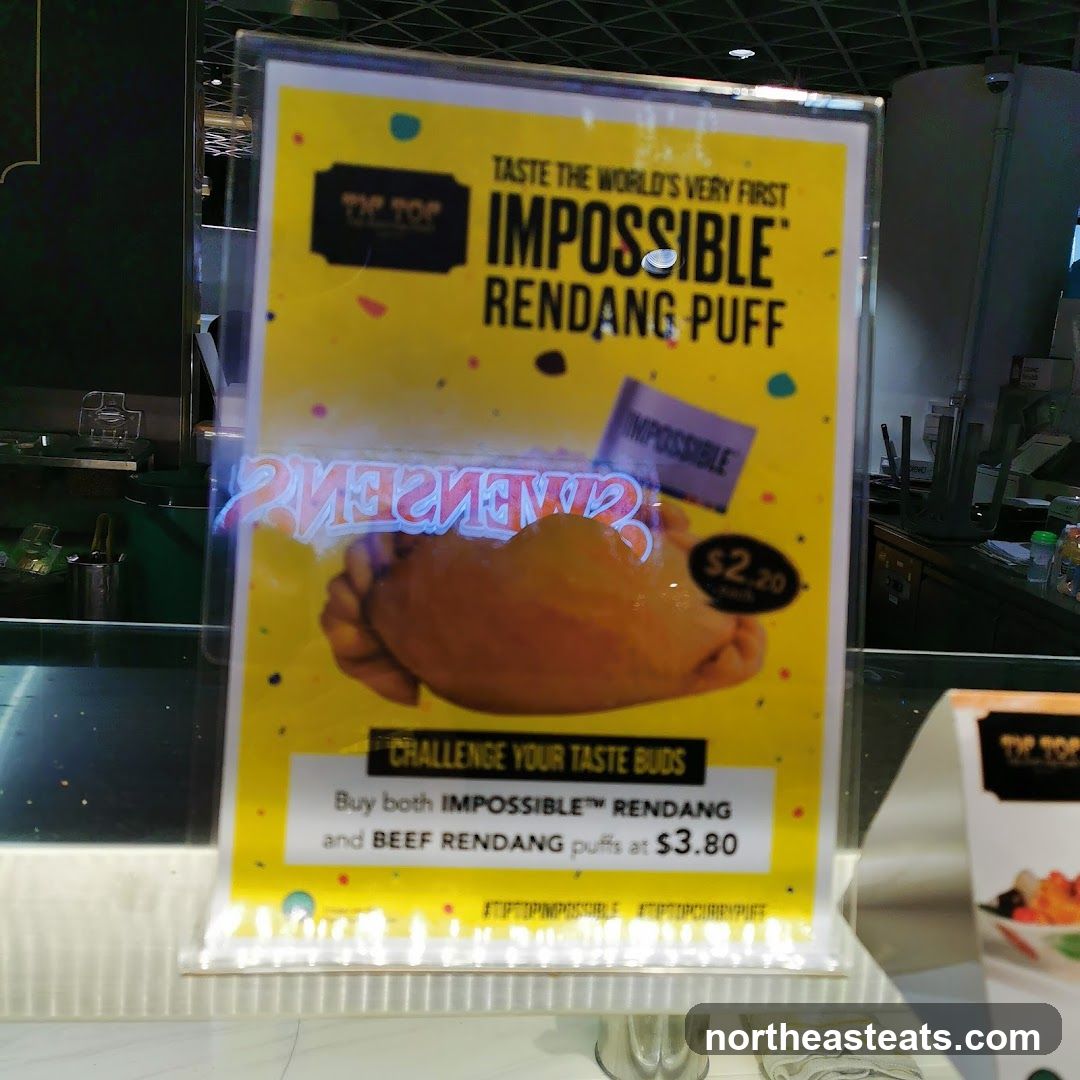 Impossible Rendang Puff Advertisement