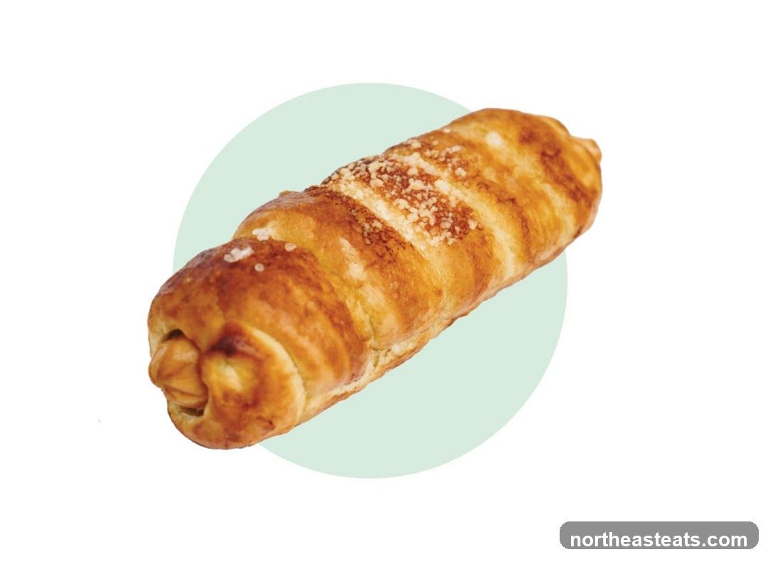 Golden Brown Pastry with Toppings