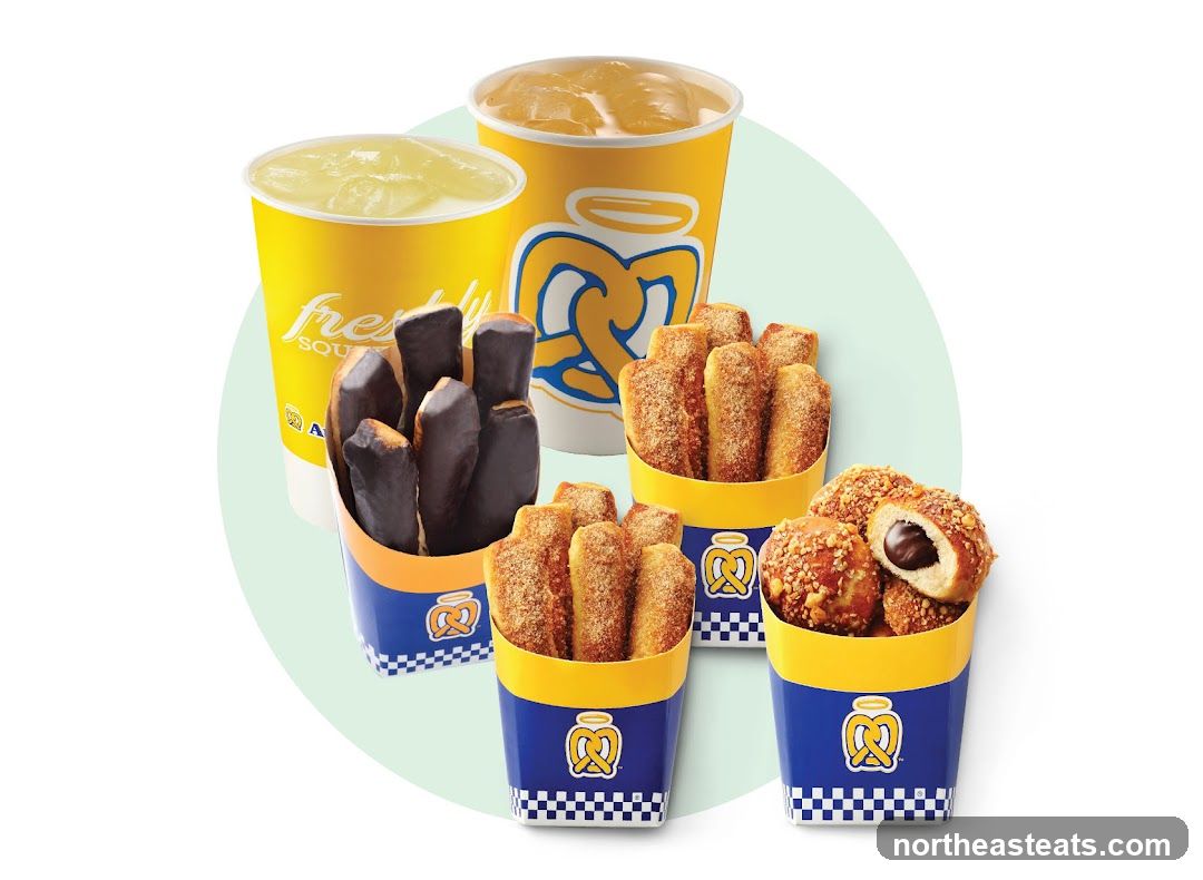 Pretzel Bites and Drinks