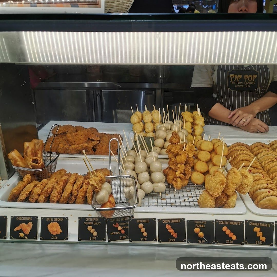 Fried Snacks Display