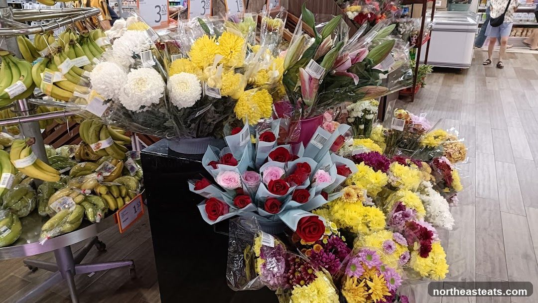 Produce and Flower Display