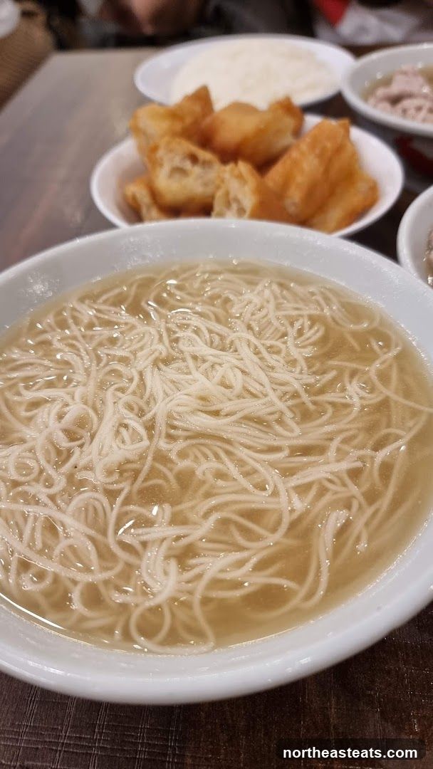 Noodle Soup with Fried Dough Sticks
