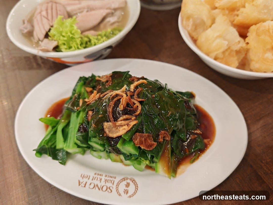 Vegetable Dish with Fried Shallots