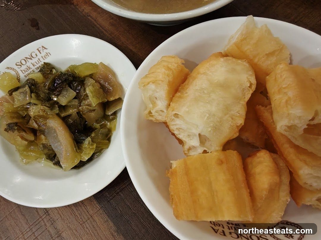 Fried Dough Fritters and Pickled Vegetables
