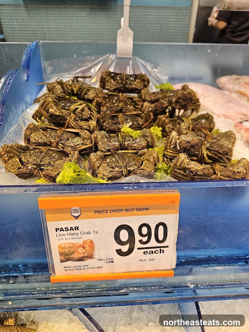 Live Hairy Crab