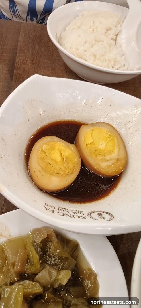 Braised Eggs and Pickled Vegetables