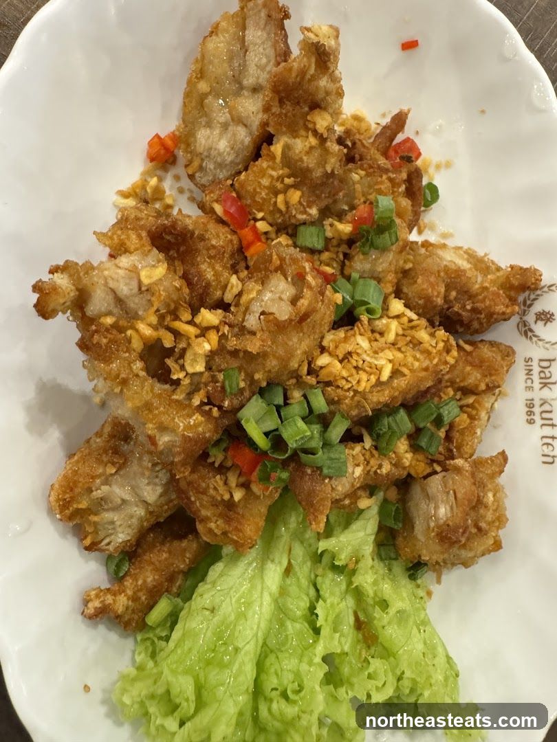Fried Pork Belly with Garlic and Chili