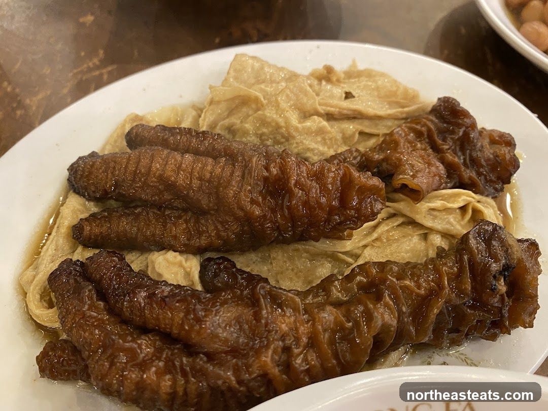 Braised Chicken Feet with Tofu Skin