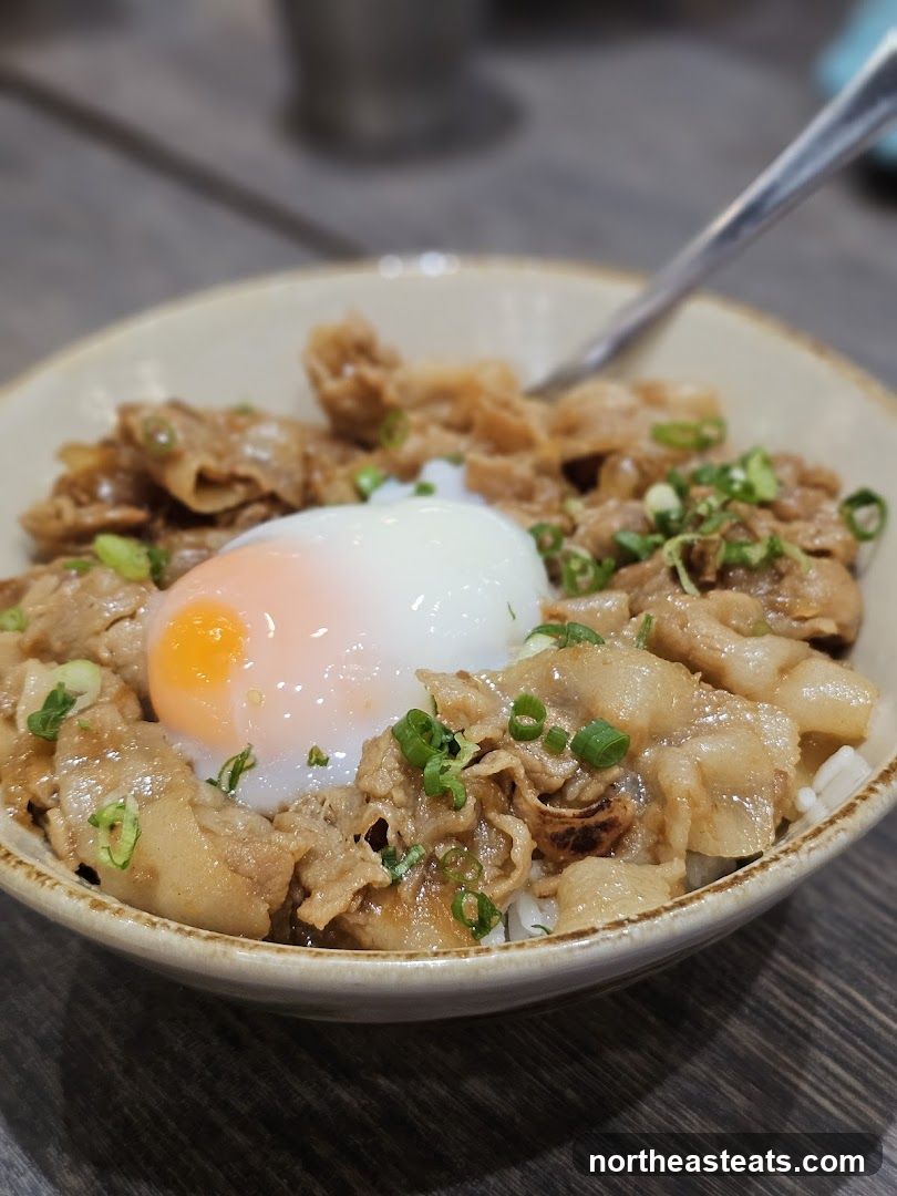 Pork Donburi with Soft-Boiled Egg