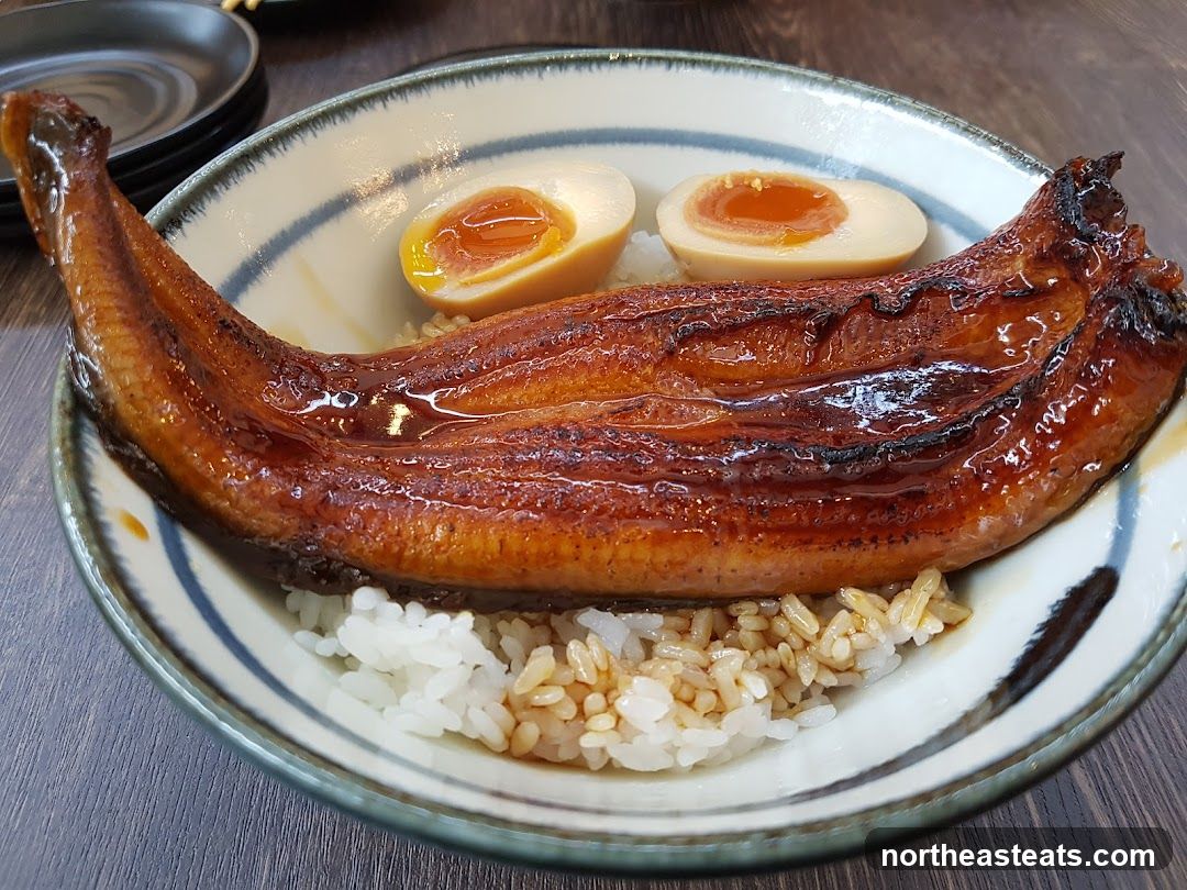 Unagi Donburi with Soft-Boiled Egg