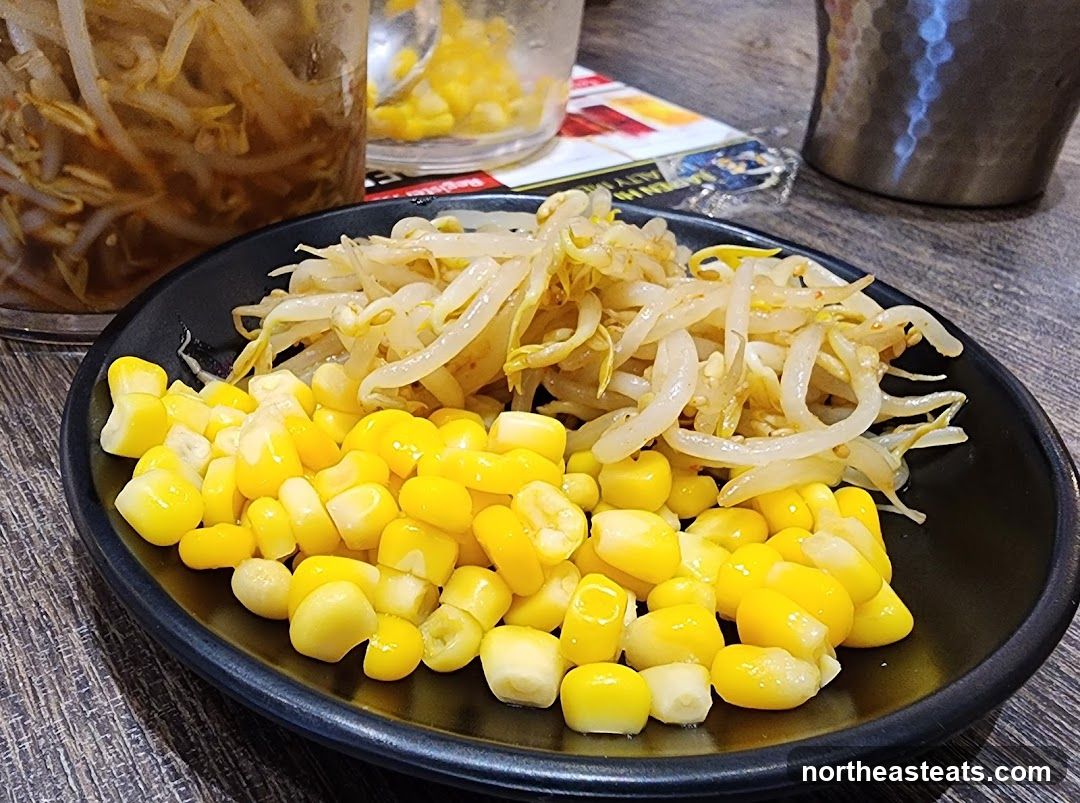Corn and Bean Sprouts