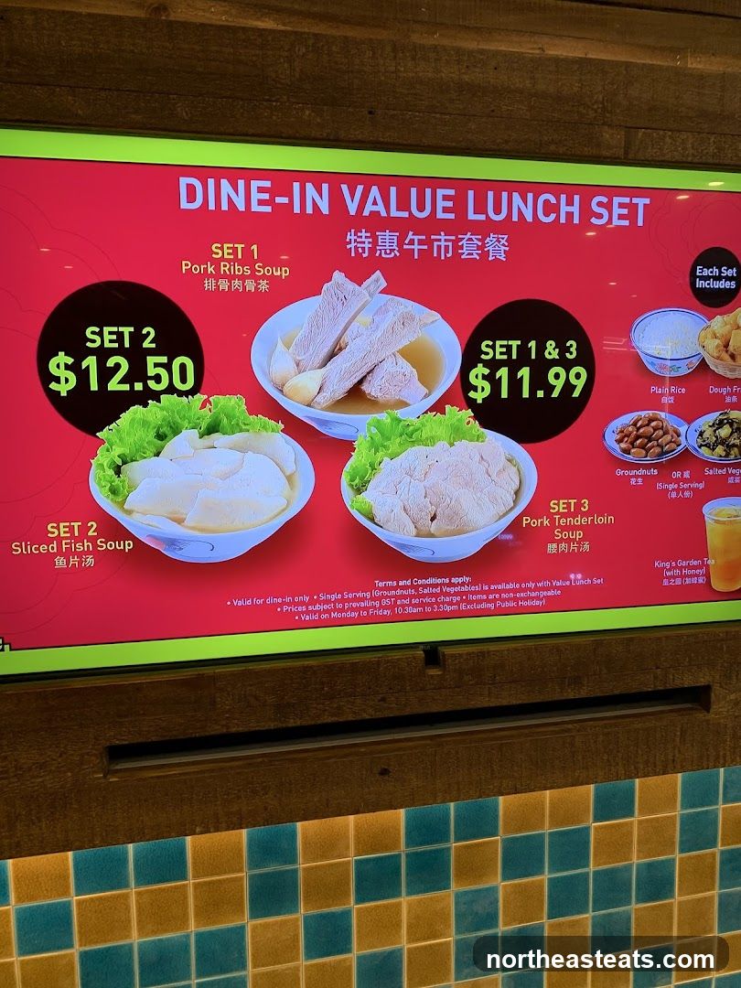 DINE-IN VALUE LUNCH SET